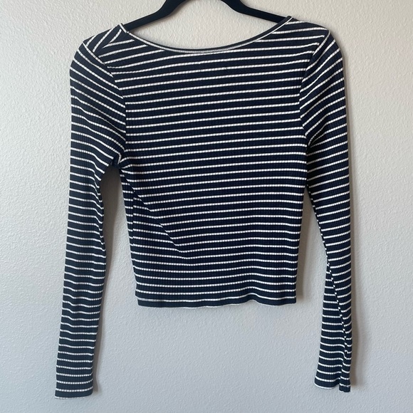 Striped Ribbed Longsleeve - Picture 2 of 4